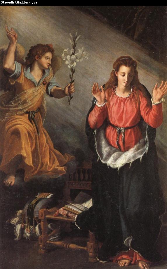 ALLORI Alessandro The Annunciation